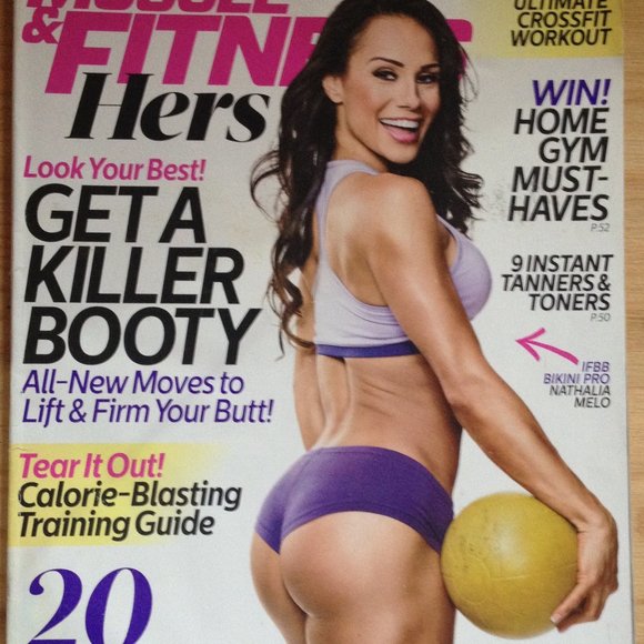 Muscle and Fitness Hers Magazine March 2015 Booty - Picture 1 of 1